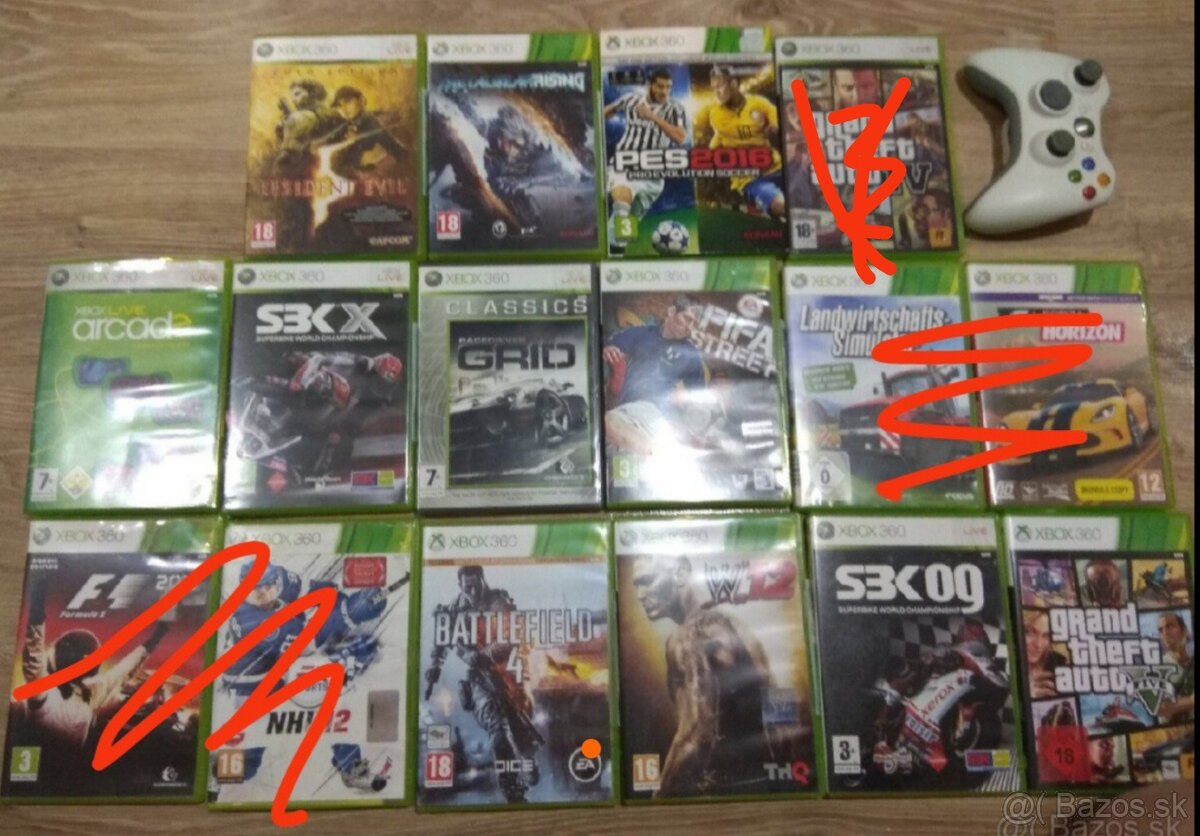 Predám Xbox 360 hry