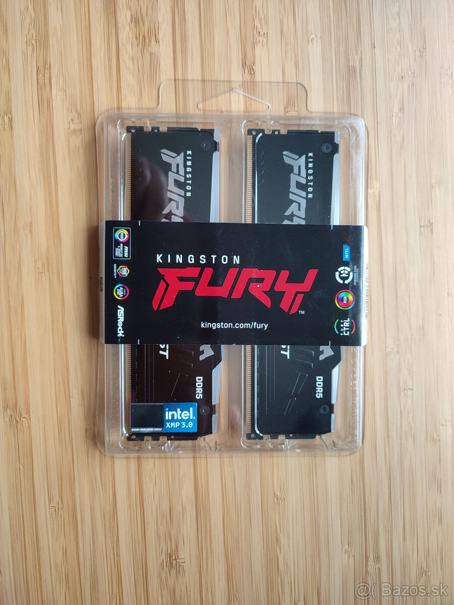 64 GB 2x 32gb Kingston Fury Black Beast RGB