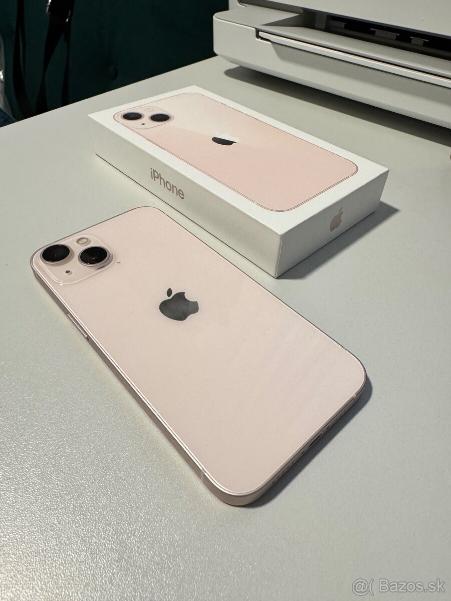 IPhone 13, 256GB, ružový AKO NOVÝ