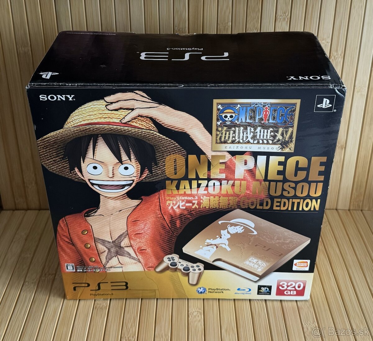 Predám Playstation 3 Limited Edition Gold One Piece 320GB