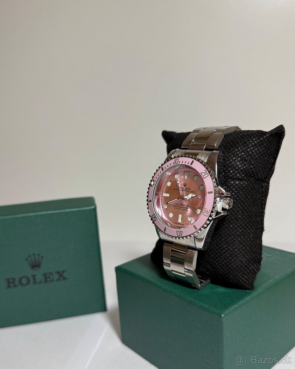 Dámske/Pánske Hodinky Rolex Submariner 41mm Pink Dial