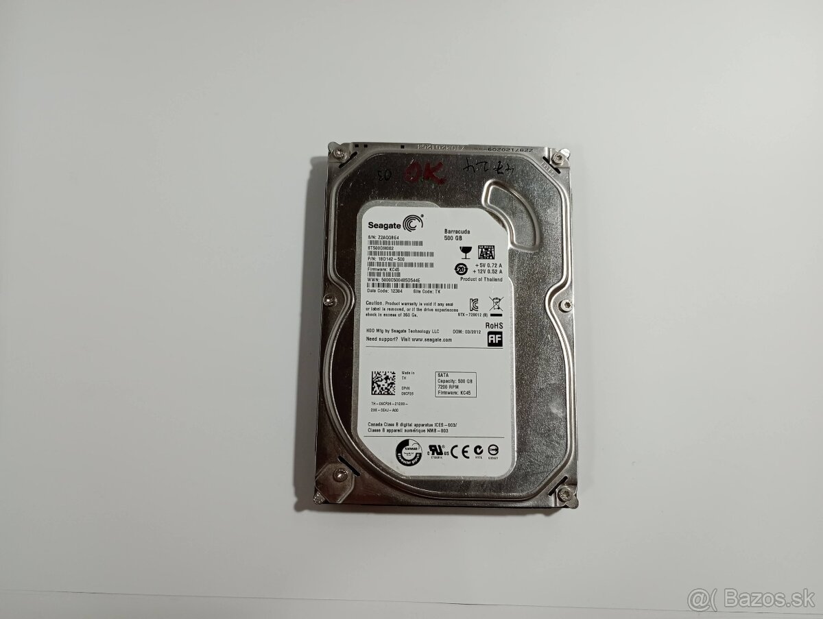 Seagate 500 GB HDD