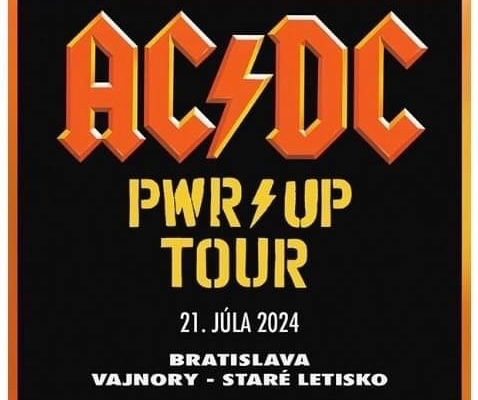 AC/DC - POWER UP TOUR Bratislava 21.7.2024 (Golden circle)