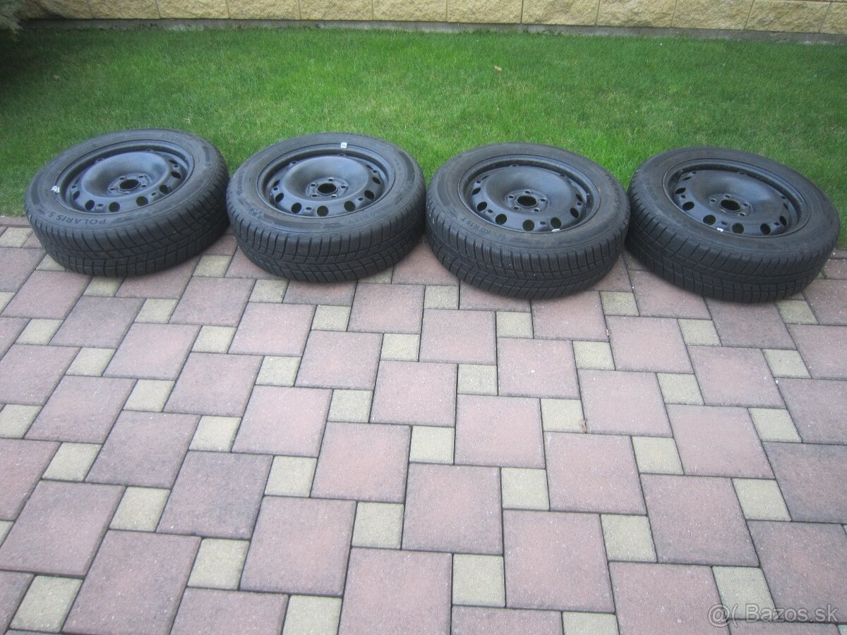 185/60R15 84T zimne pneu s pl. diskami Fabia, VW rozteč 100