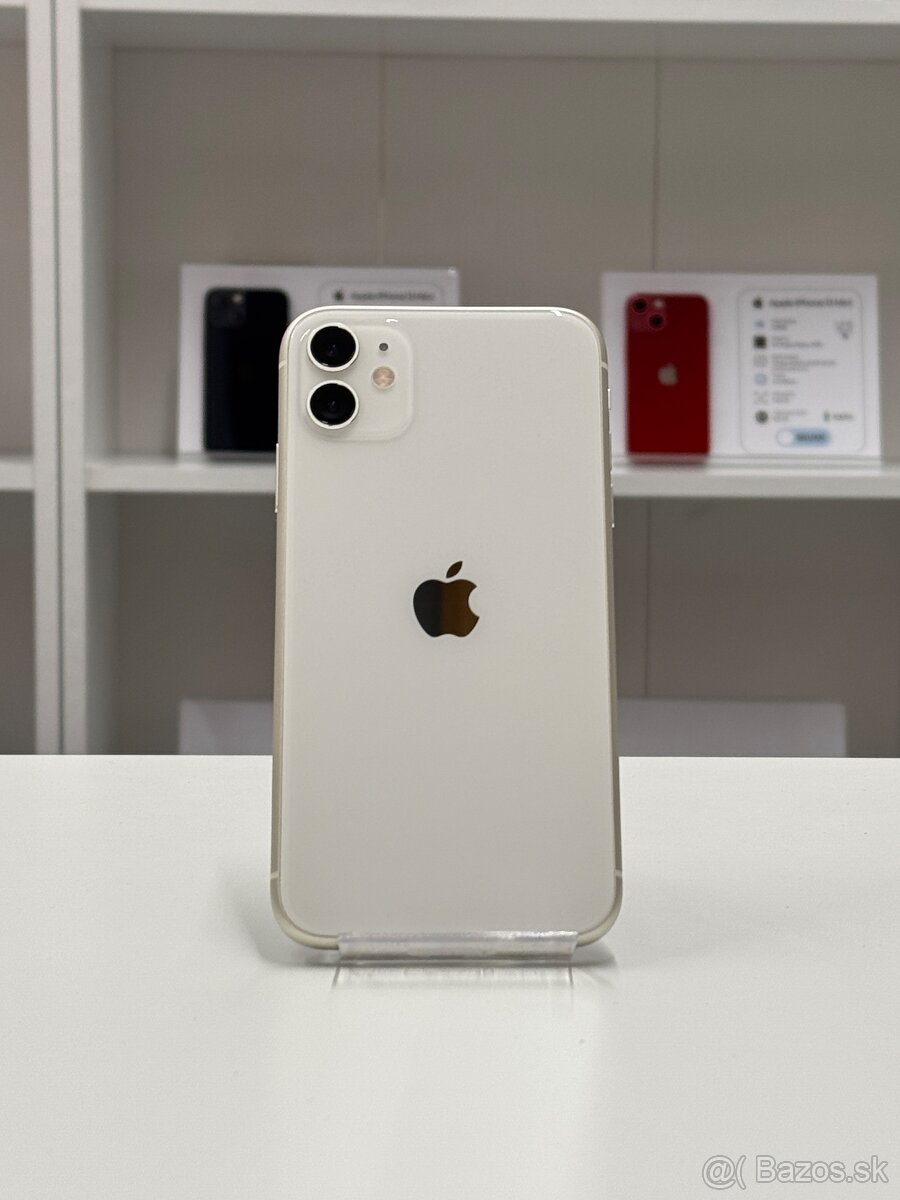 ZÁRUKA 2 ROKY /  Apple iPhone 11 64GB White, 100% ZDRAVIE