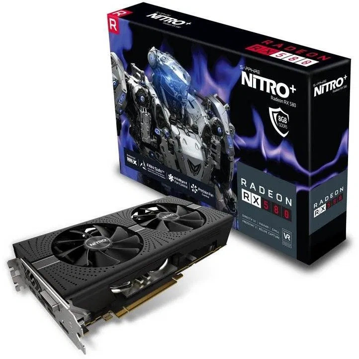 SAPPHIRE NITRO+ Radeon RX 580 OC 8GB