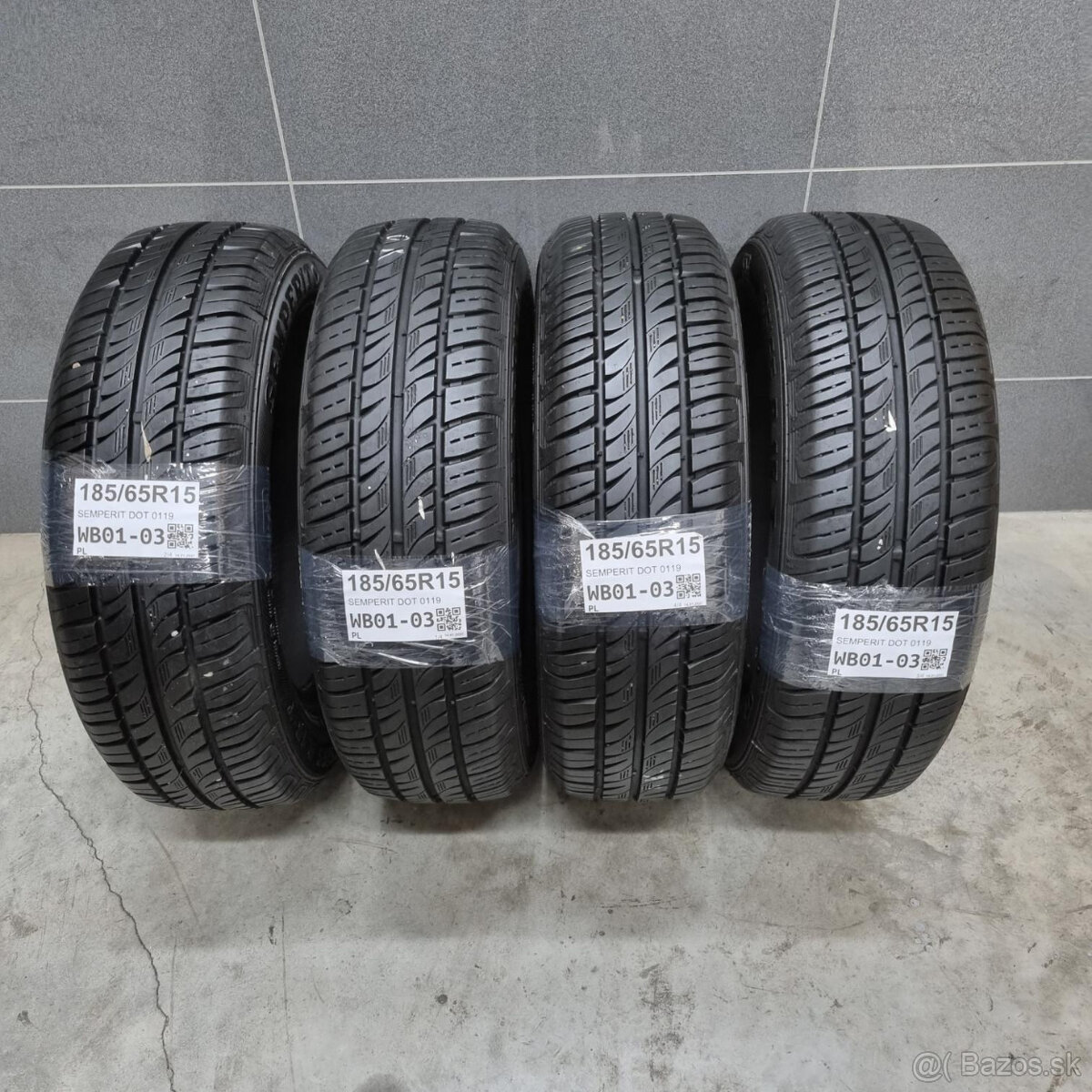 Letné pneumatiky 185/65 R15 SEMPERIT DOT0119