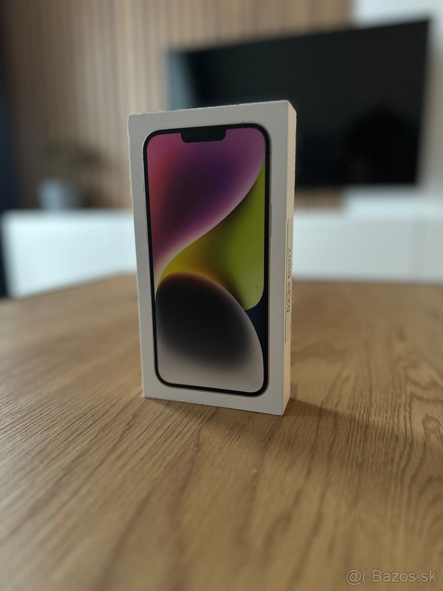 iPhone 14 Plus 128 gb Starlight - nerozbalený, záruka