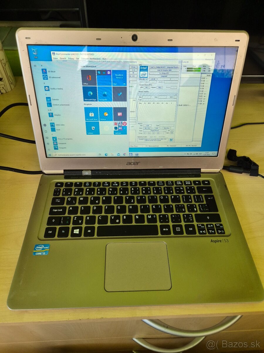 Acer aspire 3, i3, 120gb ssd, 4g ram