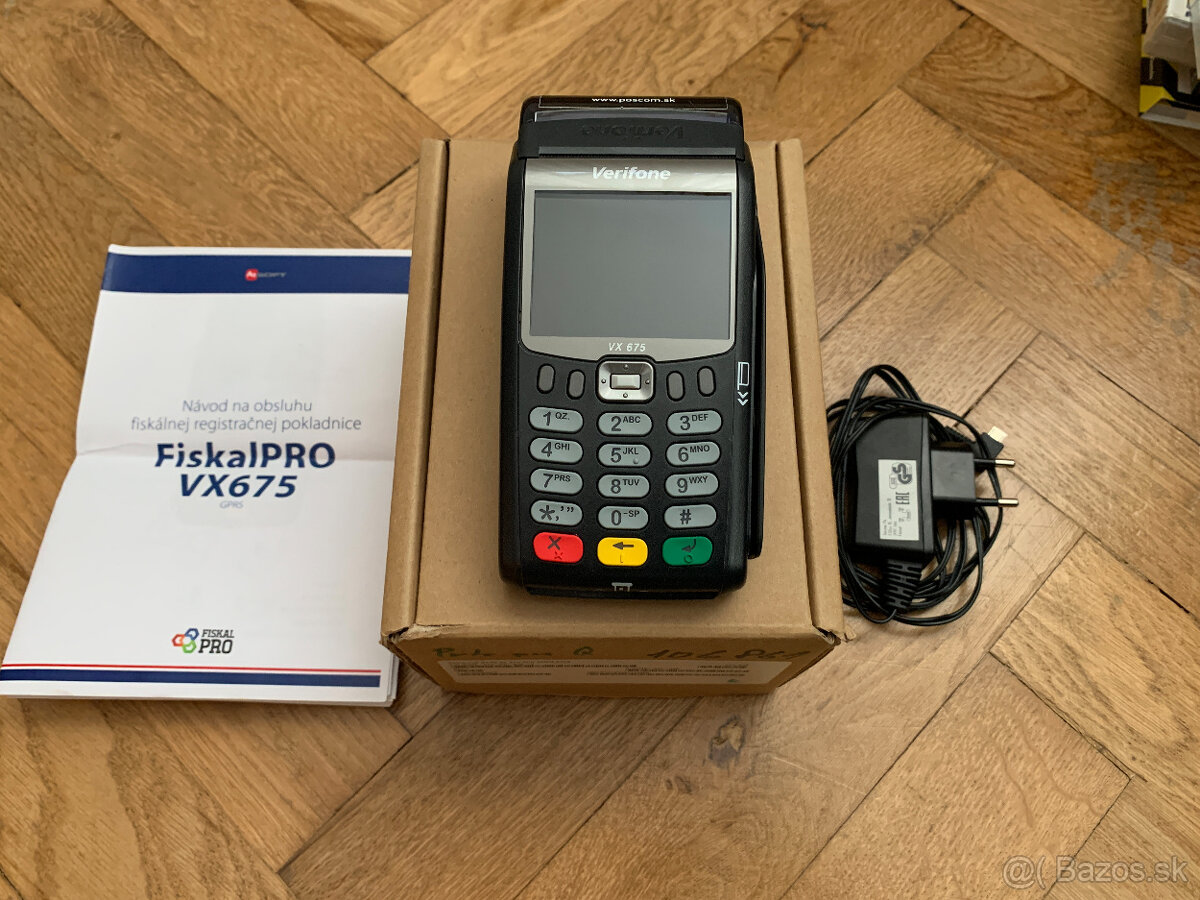 Predám platobný terminál Verifone VX 675 FiskalPRO WiFi/BT