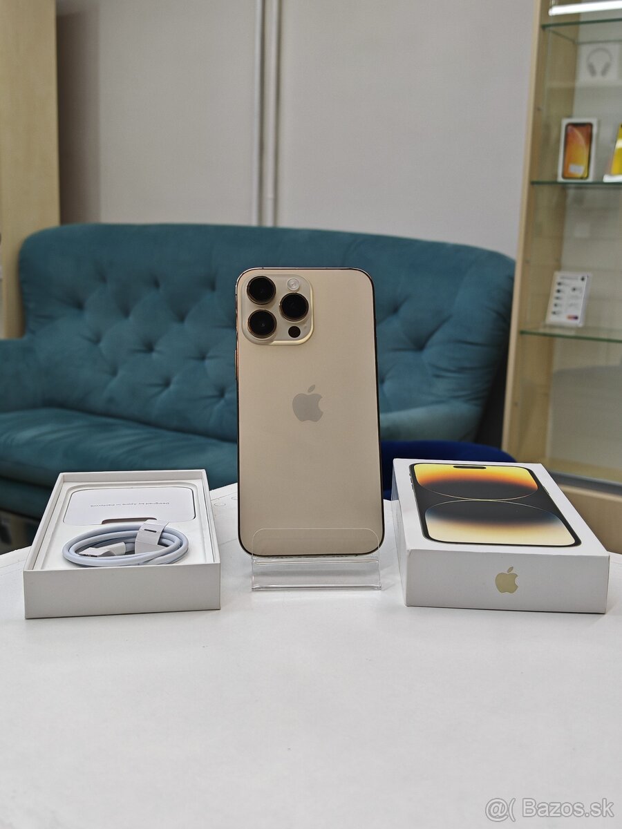 Iphone 14 Pro Max 128GB Gold | 100% ZDRAVIE