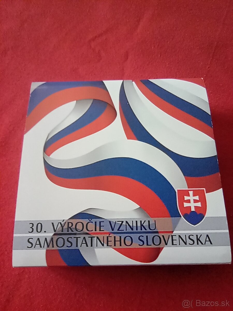 Strieborná Medaila Slovensko - 30. výročie vzniku Slovenska