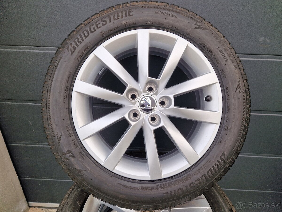 5x100 r16 kolesa skoda scala disky alu kamiq 205 55 16 zimne