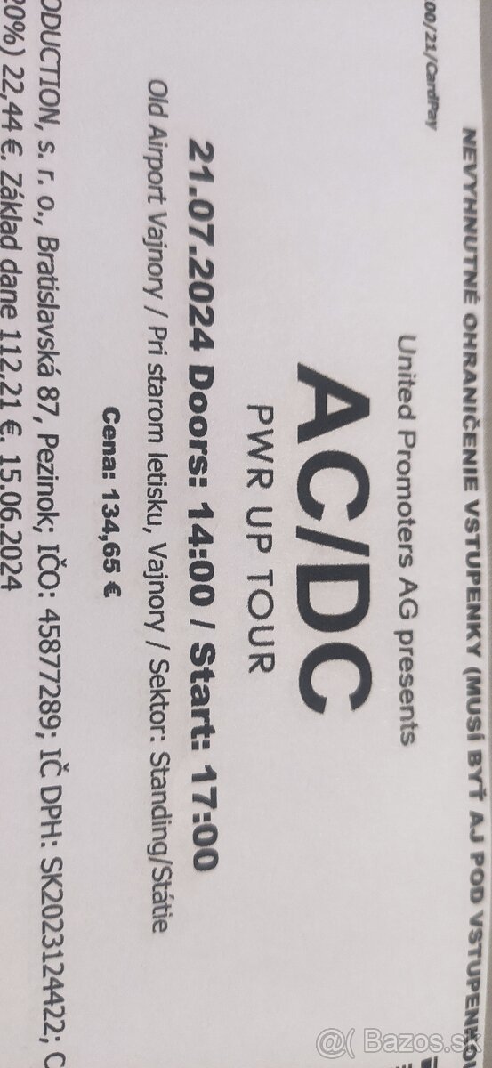 AC/DC BRATISLAVA