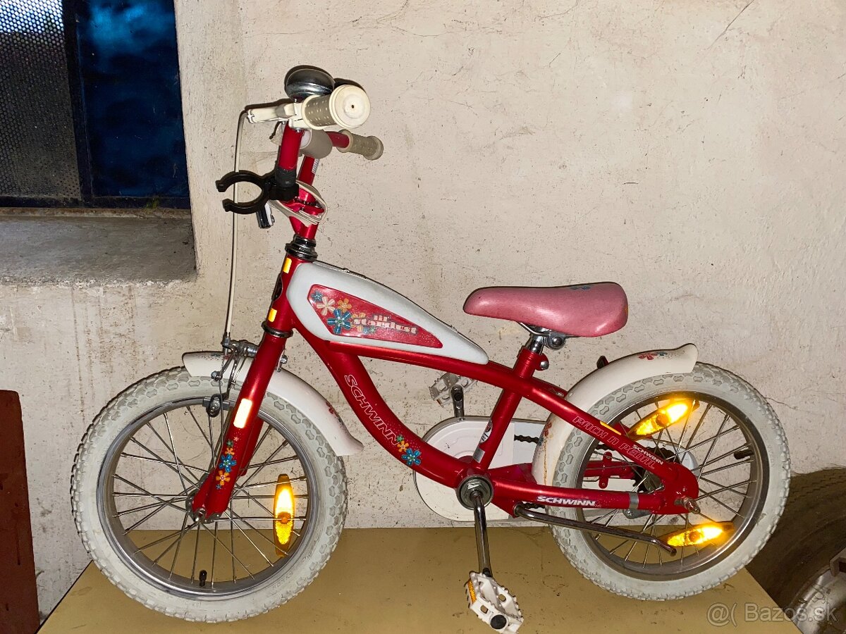 Dievčenský detsky bicykel Schwinn