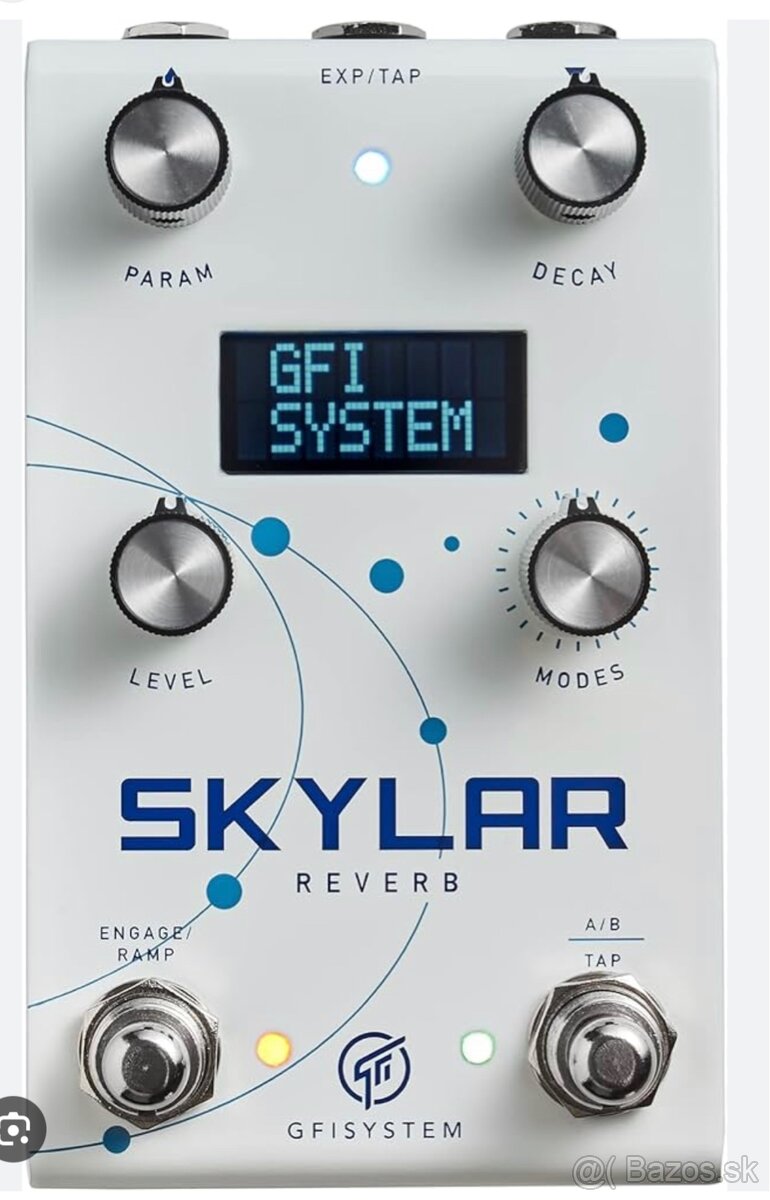 Stereo reverb skylar gfi system