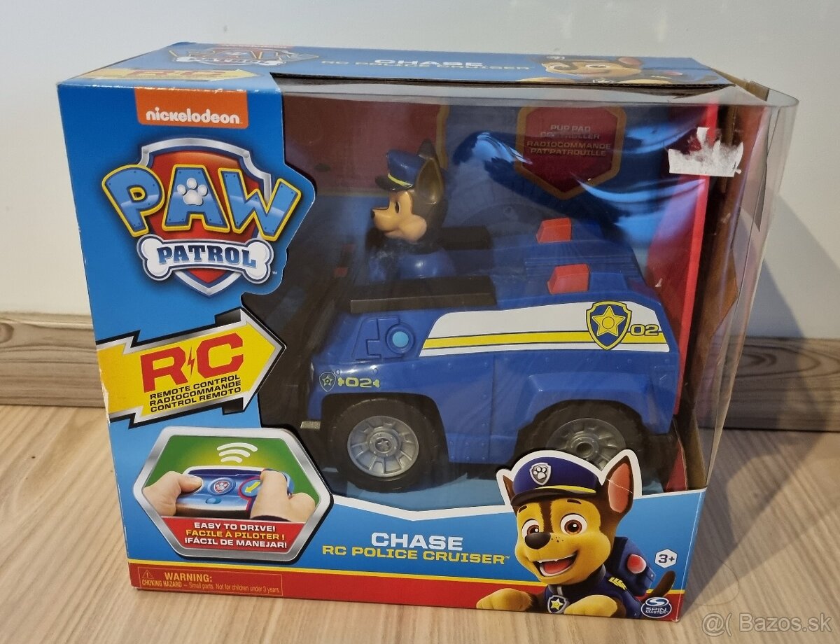 Paw Patrol Chase a Marshall - auto na diaľkové ovládanie