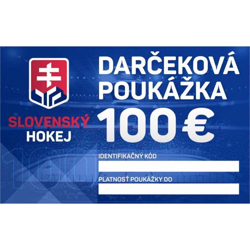 Darčeková poukážka - FANSHOP Slovenského hokeja