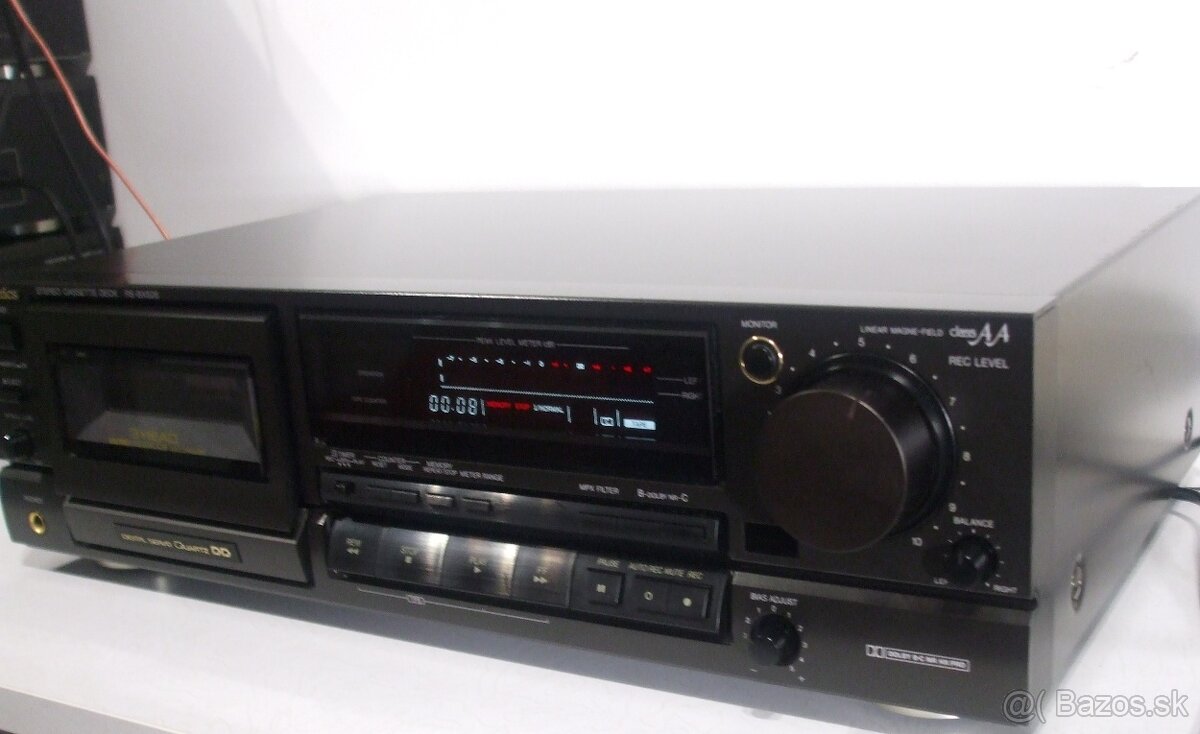 Kazetovy deck TECHNICS RS-BX626, trieda class AA = Japan