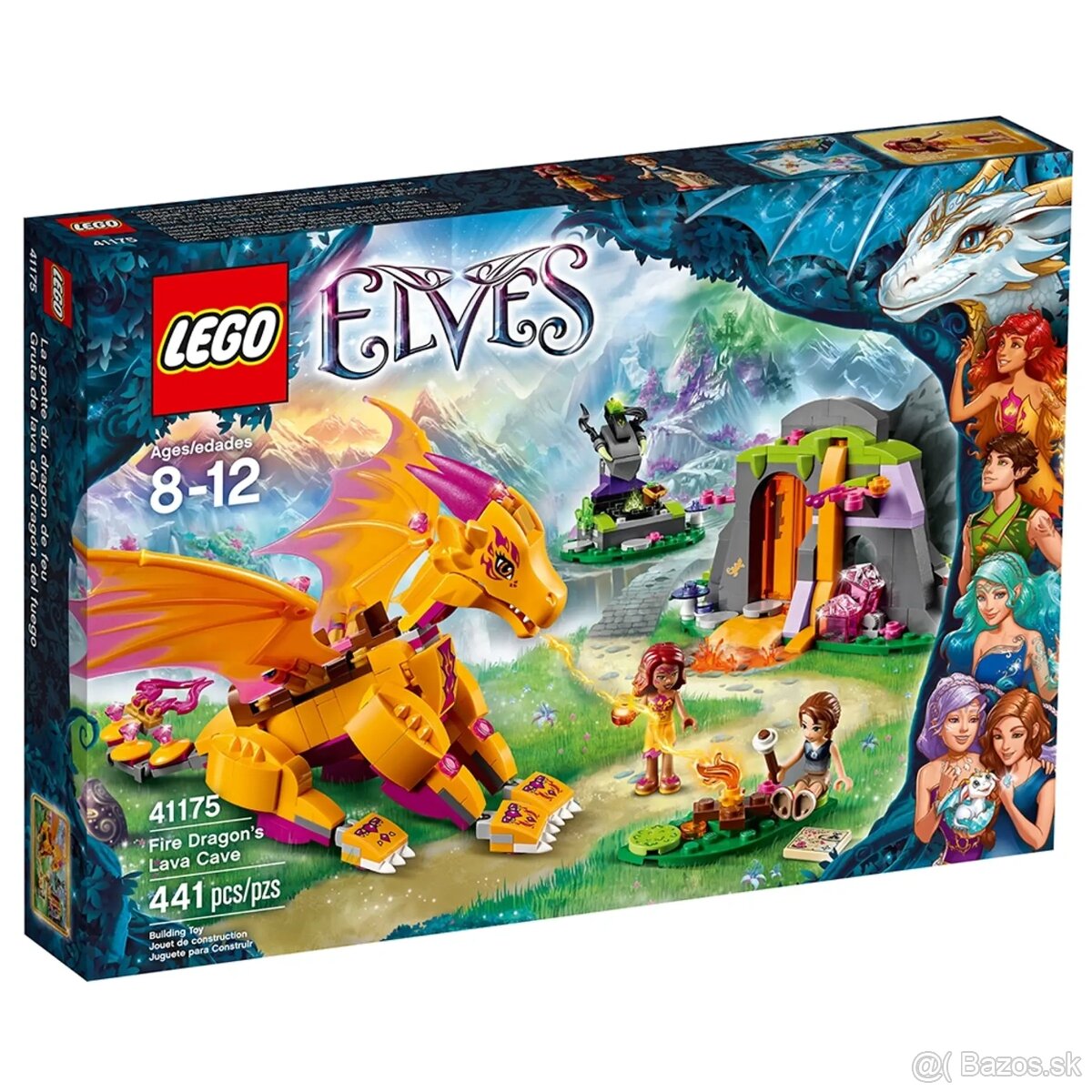 LEGO Elves 41175 Lávová jaskyňa ohnivého draka