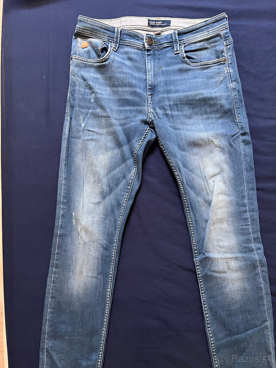 Rifle BLEND Skinny Džínsy 'Echo' vo farbe Modrá Denim