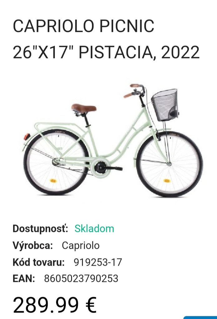 Capriolo Picnic 26"