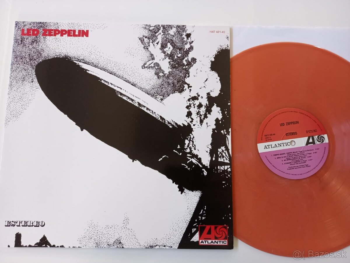 LED ZEPPELIN “I” Atlantic/ oranzovy vinyl,sucasne vydanie. n