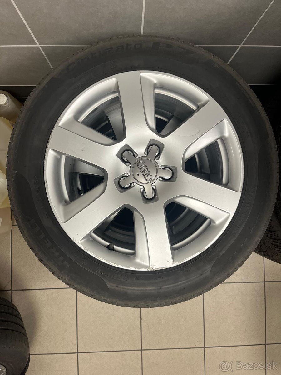 225/55R17 disky Audi 5x112 letné pneumatiky