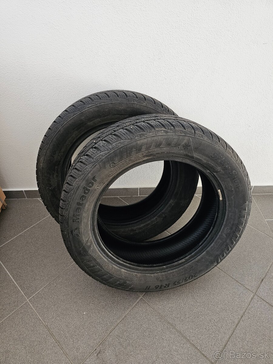 Matador Sibir Snow 205/55 R16H  dezén 7mm