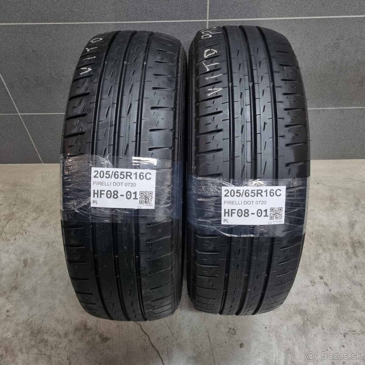 Dodávkové letné pneu PIRELLI 205/65 R16C DOT0720