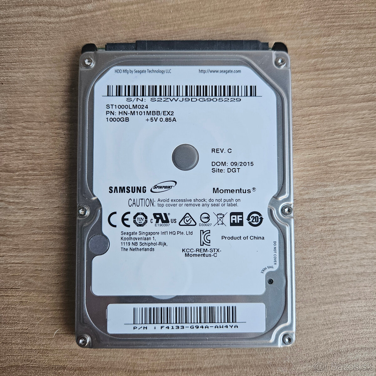 Pevny disk 2.5" Seagate Momentus SpinPoint M8 1TB