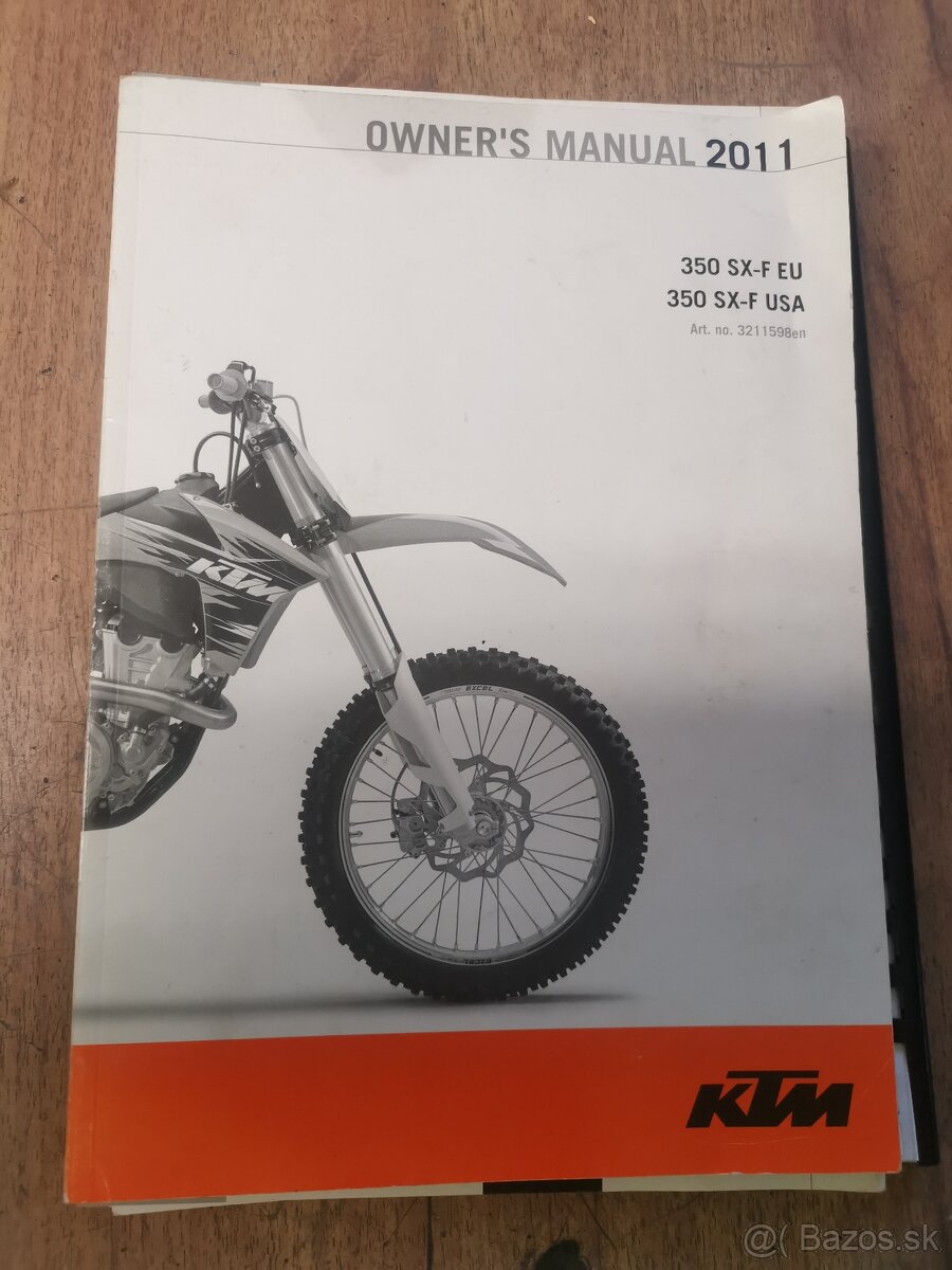 Manual ktm 350 sxf 2011