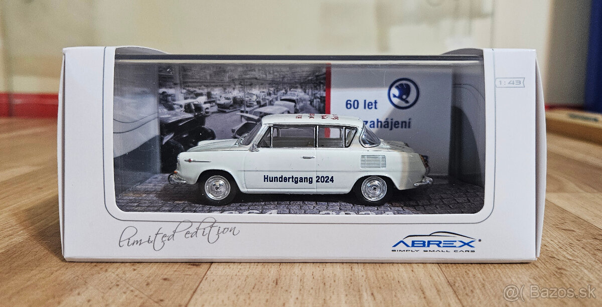 Abrex 1:43 Škoda 1100MBX 60 let od zahájení výroby 1000 MB