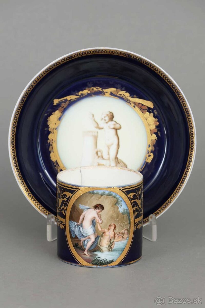 Alt Wien, Meissen Marcolini, Biedermaier poháre