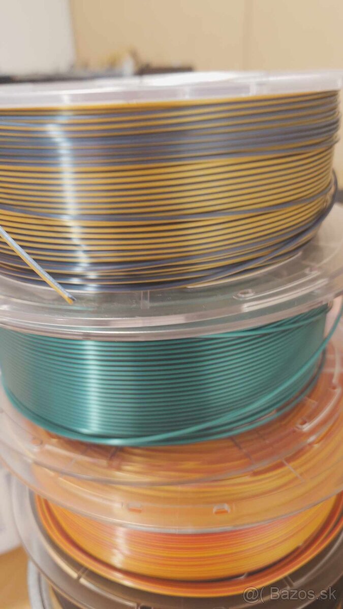 Dvojfarebný PLA Silk Filament