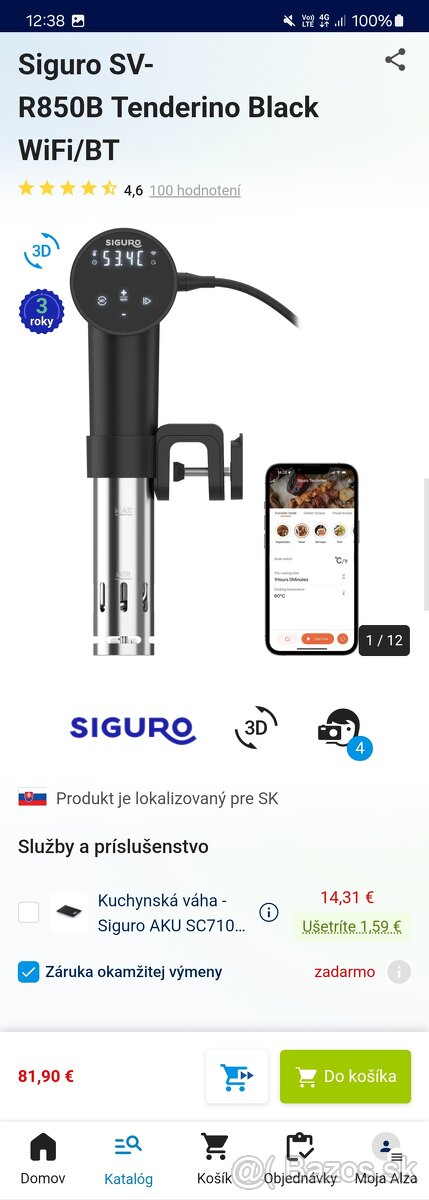 Sous-vide varič – 850W