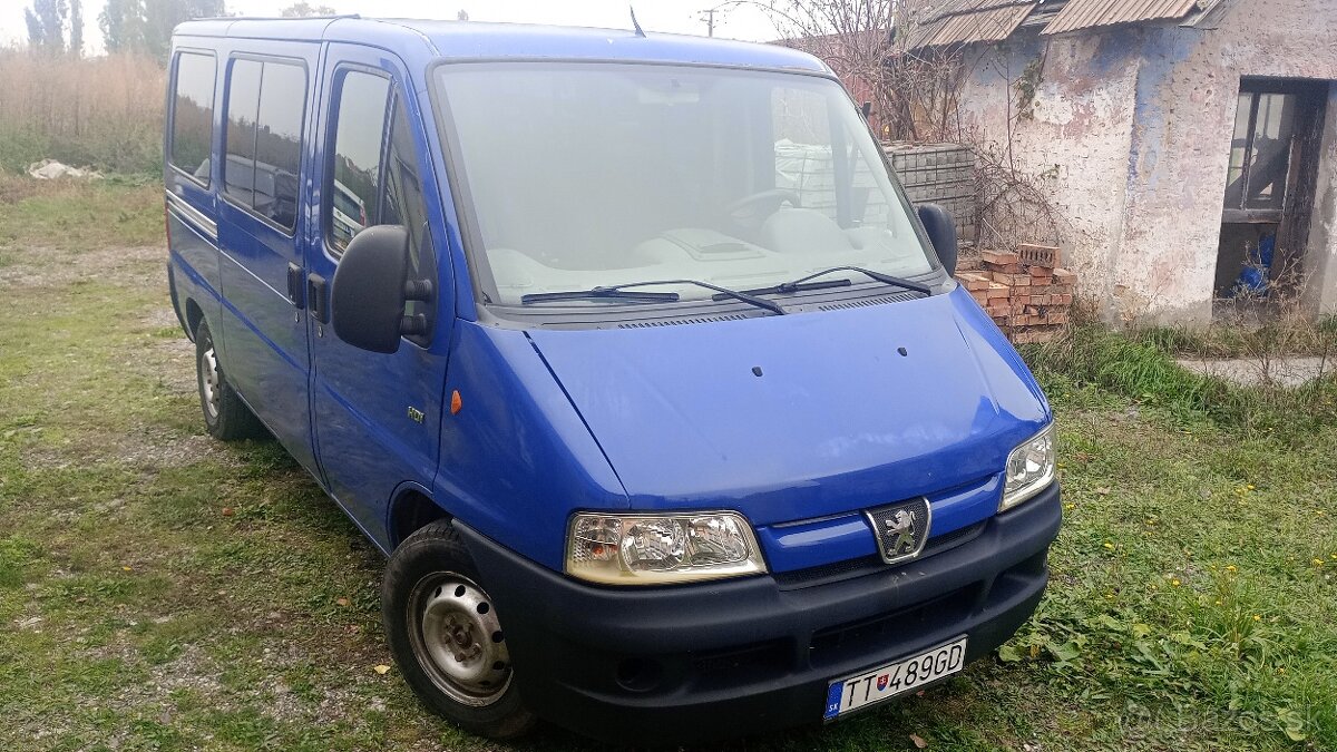 Peugeot Boxer 2.8 hdi. 9 miestne, bez prepisu.