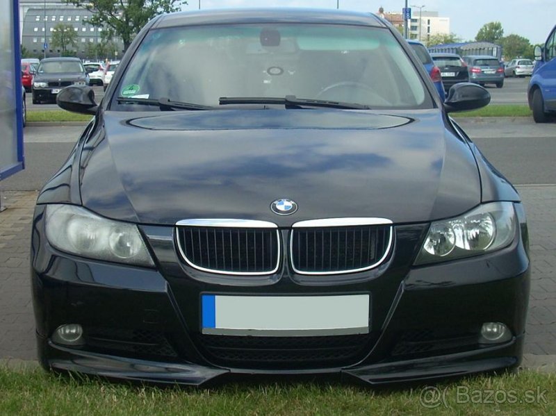 podSpoiler naraznik bmw e90 listy predface Lci