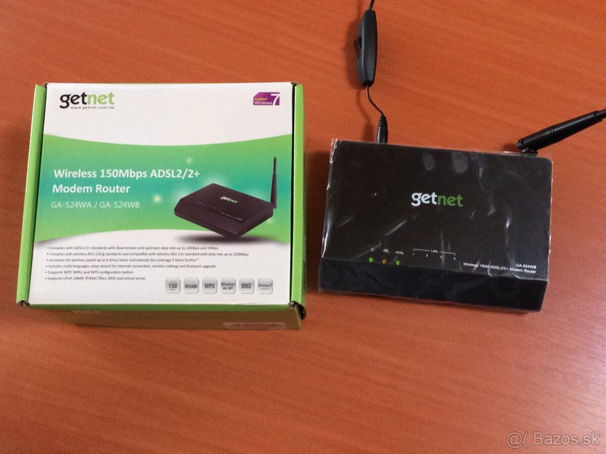 Predám WiFi router GetNet GA-524WB