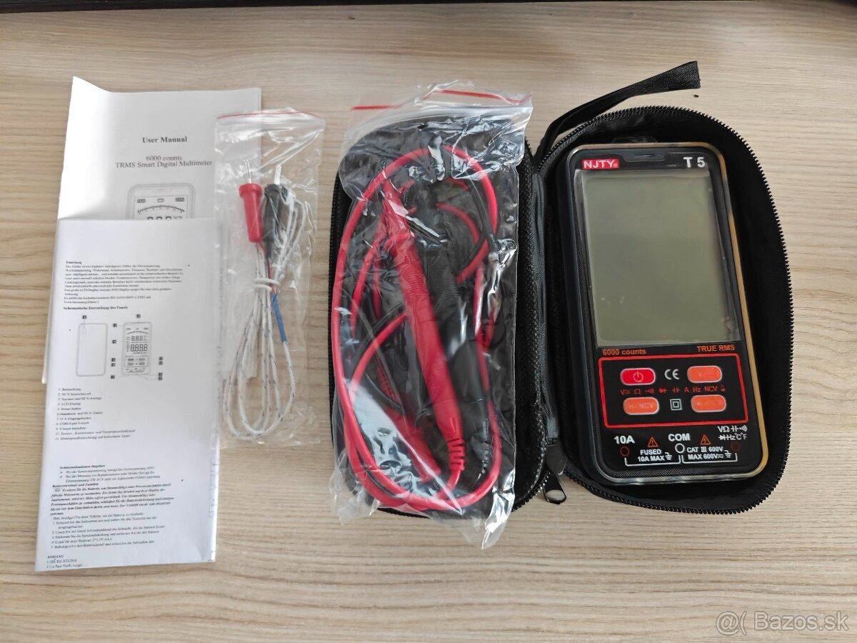 Multimeter digitálny automatická volba rozsahu nový