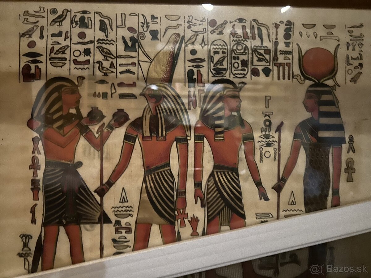 Nastenne dekoracie - mapa, papyrusy