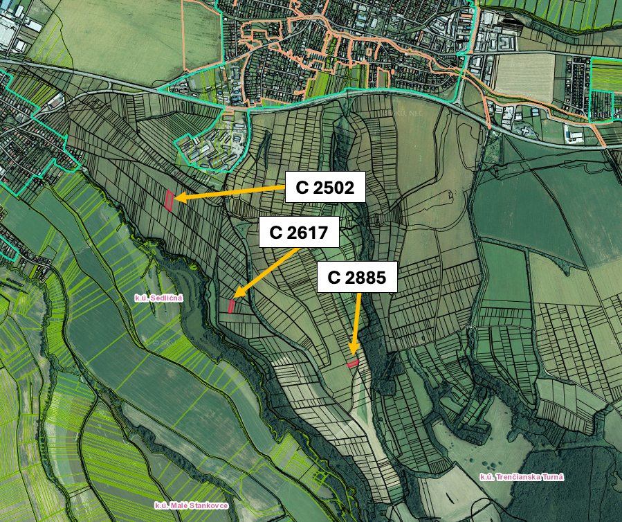 Trenčianska Turná – 5.000 m2 ORNÁ PÔDA podiel 1/1 – Predaj