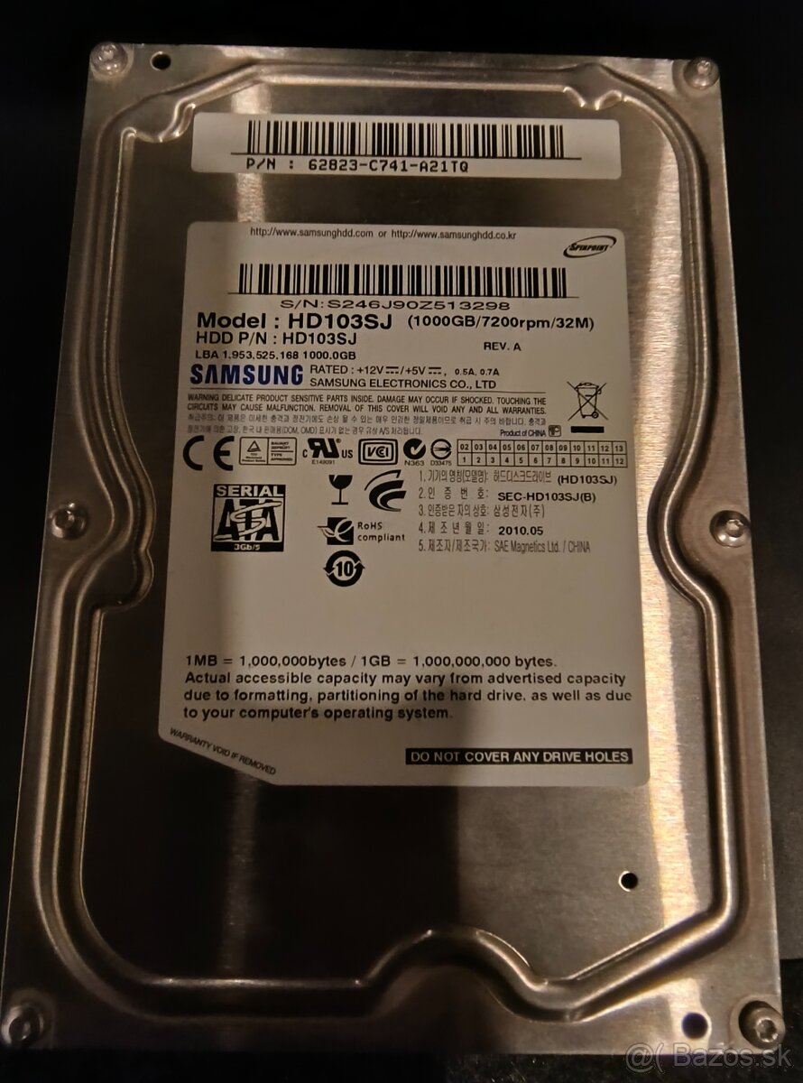 Predám hdd Samsung