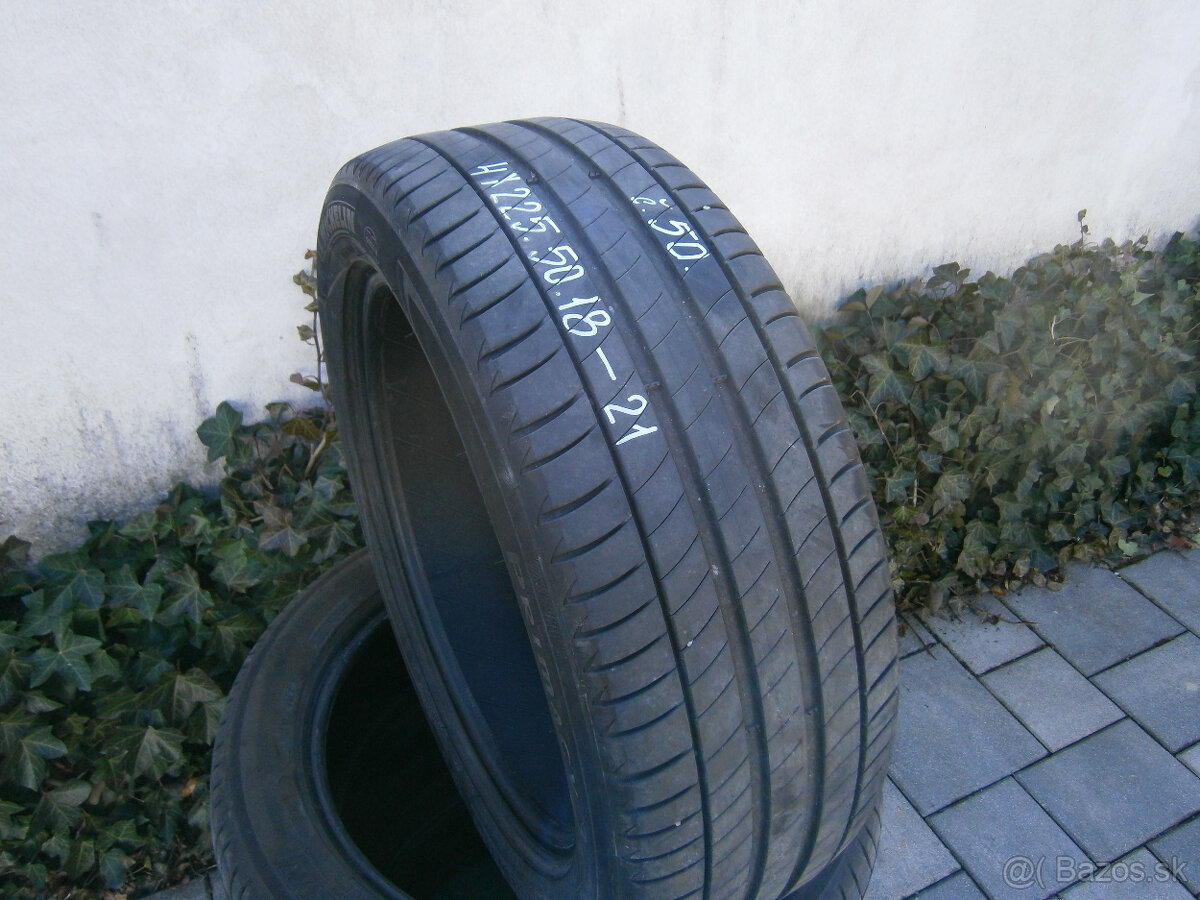 Predám 4x letné Michelin 225/50 R18 95VXL