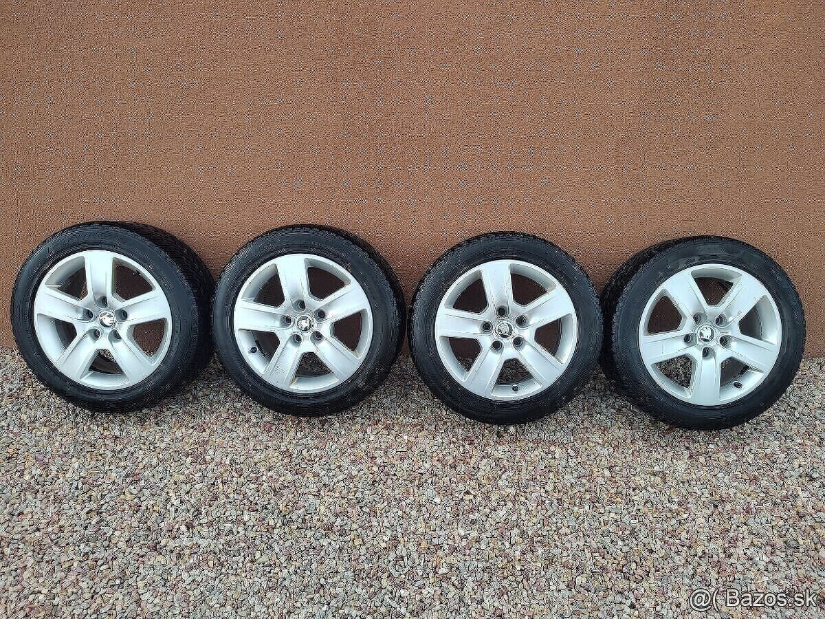 Predám kolesá Škoda 5x112 r16