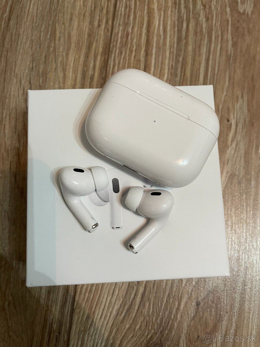 NOVÉ, NEPOUŽITÉ, Apple AirPods Pro 2. generácie  – Cena: 150