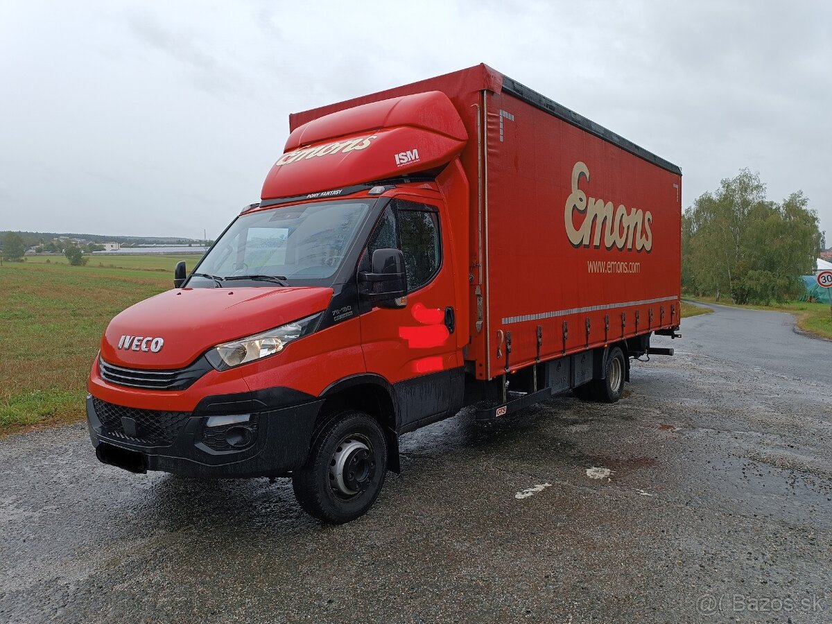 Iveco Daily 70C18 P/A 3,0D Valník,Plachta,čelo 2020