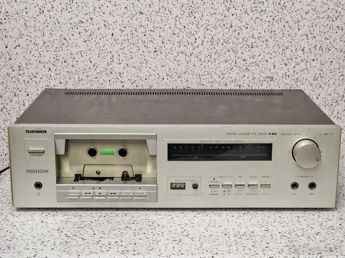 ☆ Hi-Fi Telefunken C80 / Metal Cassette Deck