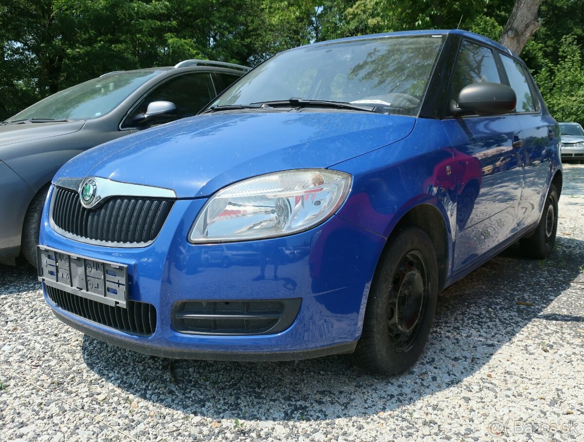 Škoda Fabia II 1,2 44kW (60k) r.2010 - modrá