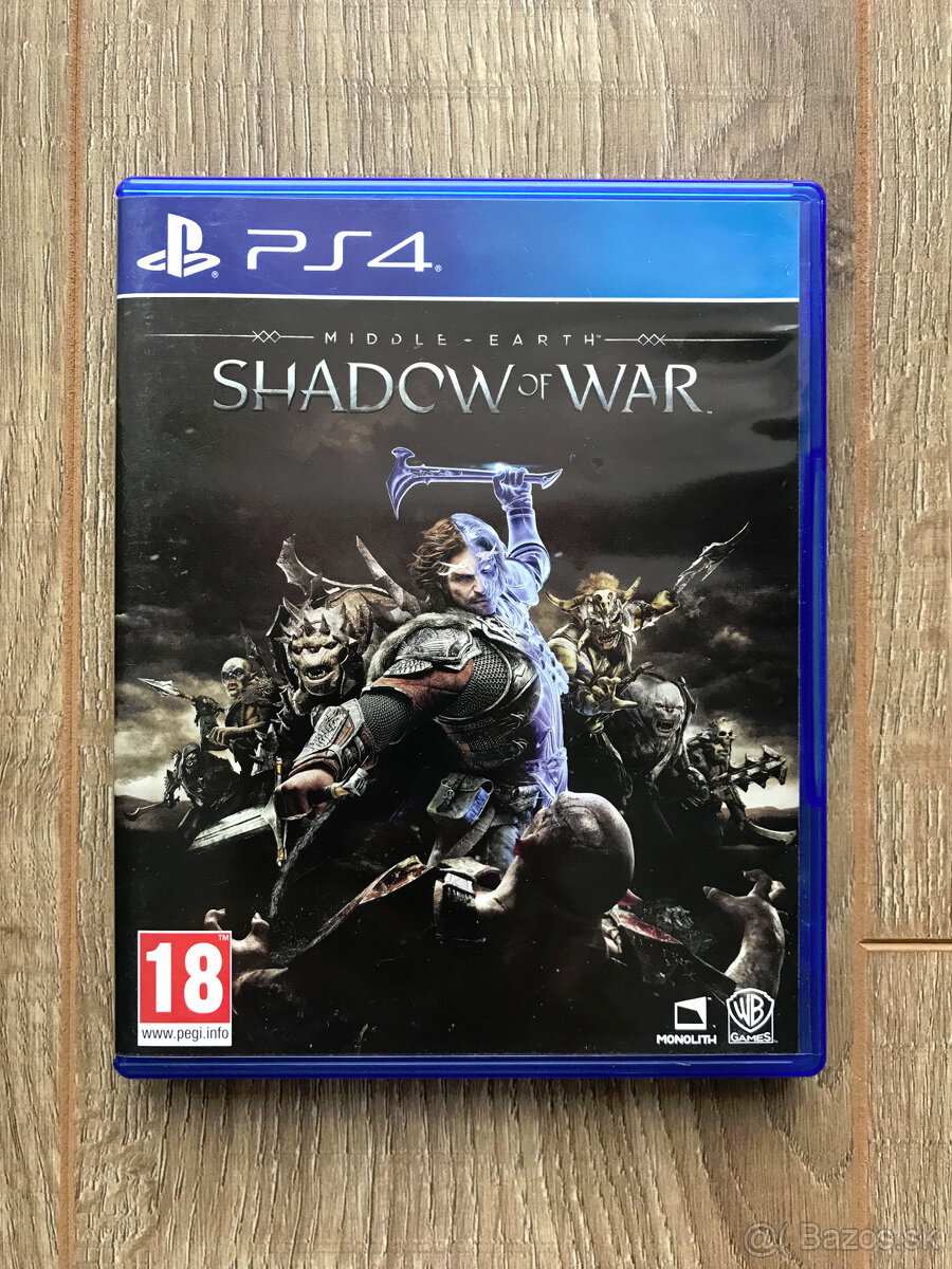 Middle Earth Shadow of War na Playstation 4